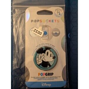 PopSockets PopGrip Phone Grip & Stand - Disney Peace Out Mickey Retro